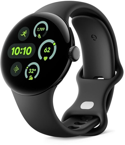 GOOGLE Pixel Watch 3 LTE Smartwatch 45 mm GPS Schwarz AMOLED Display B-WARE