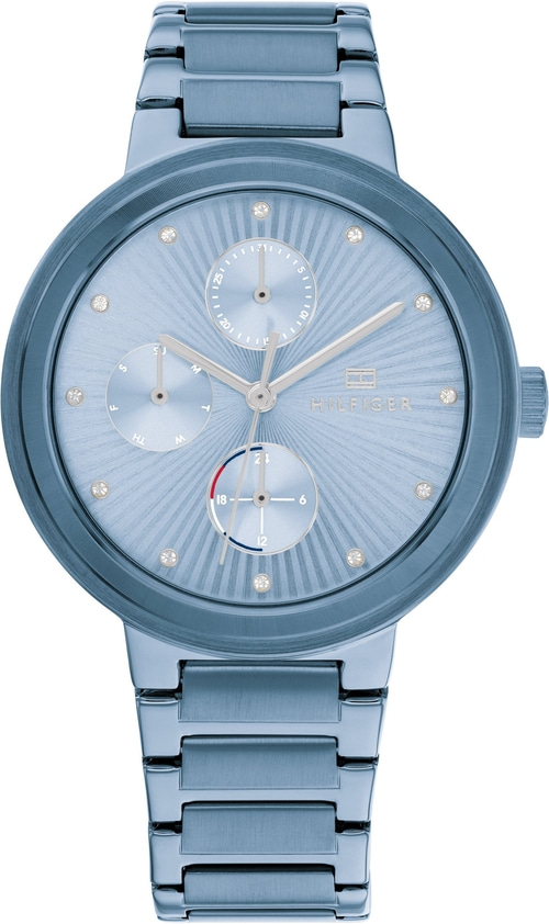 TOMMY HILFIGER Damen Armbanduhr 1782535 Quarzuhr Edelstahl Datumsanzeige 36mm