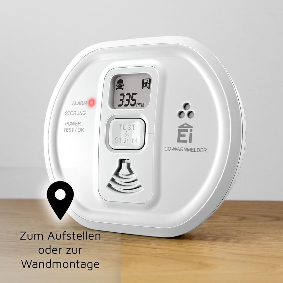 Ei Electronics Kohlenmonoxid-Melder inkl. 10 Jahres-Batterie NEU
