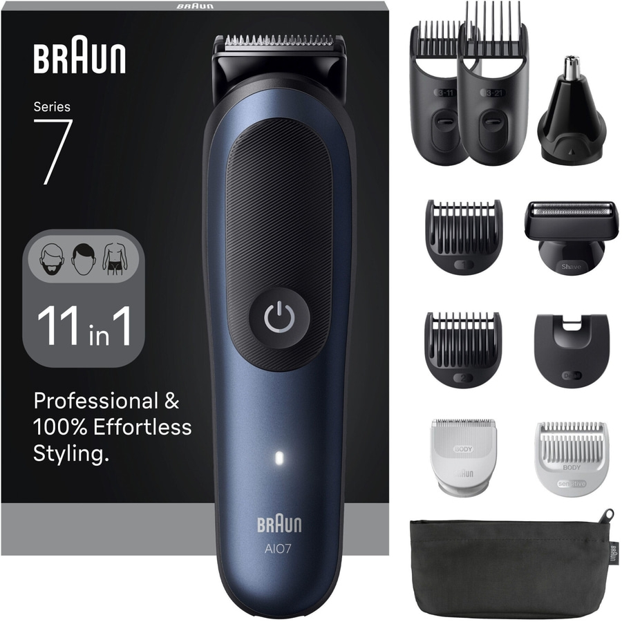 BRAUN Haar- und Bartschneider AIO 7540 Barttrimmer Haarschneider Akku B-Ware