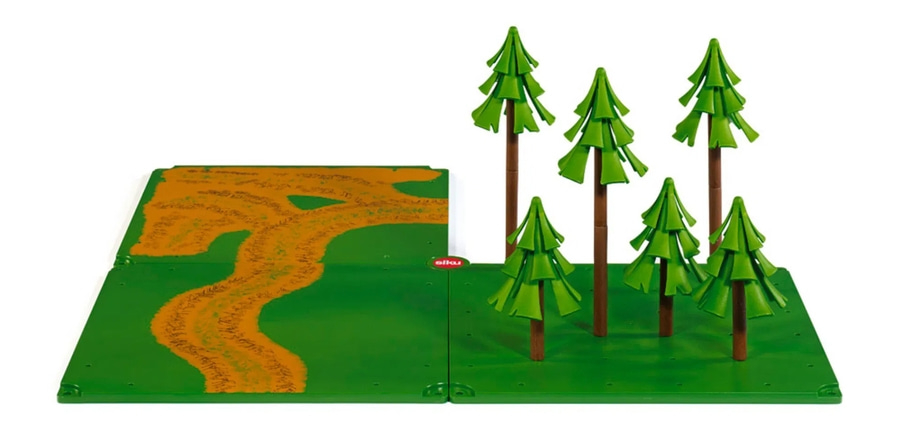 SIKU Feldwege und Wald 5699 SIKU WORLD Modell Erweiterung Spielelement