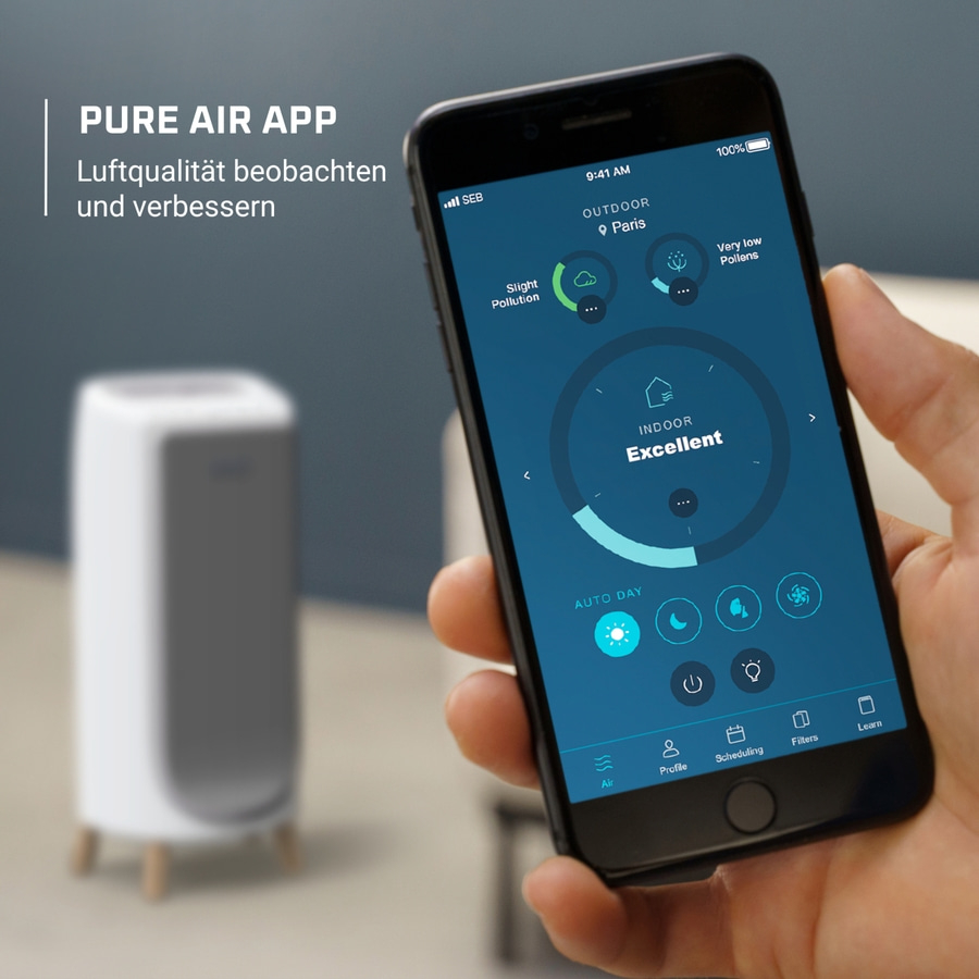 ROWENTA Intense Pure Air Home Connect Luftreiniger HEPA-Filterung App-Steuerung