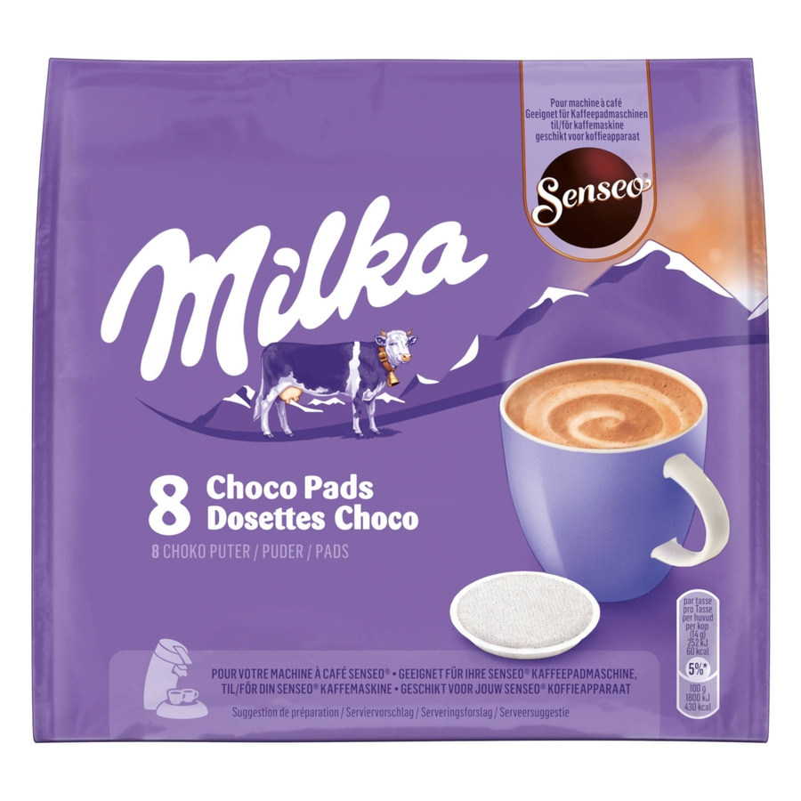 SENSEO Pads Milka Senseopads 80 Getränke Kakao heisse Schokolade Hot Choco