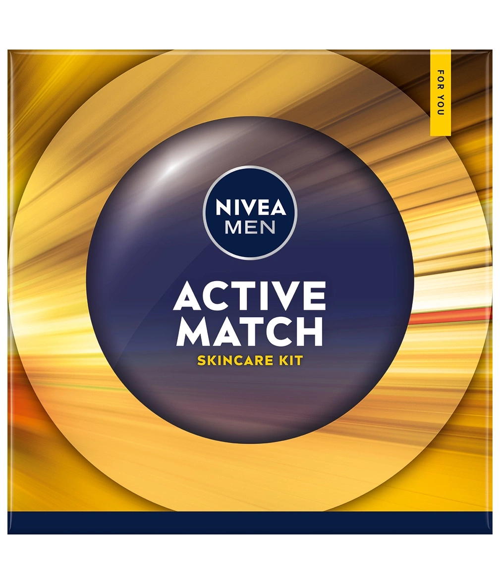 Nivea Men Active Match Skincare Kit Verpackung für Sie