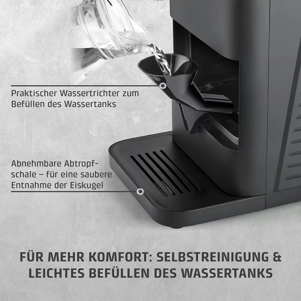 CASO Design IceBall Pro Eiskugelbereiter Eiswürfelbereiter 130W NEU