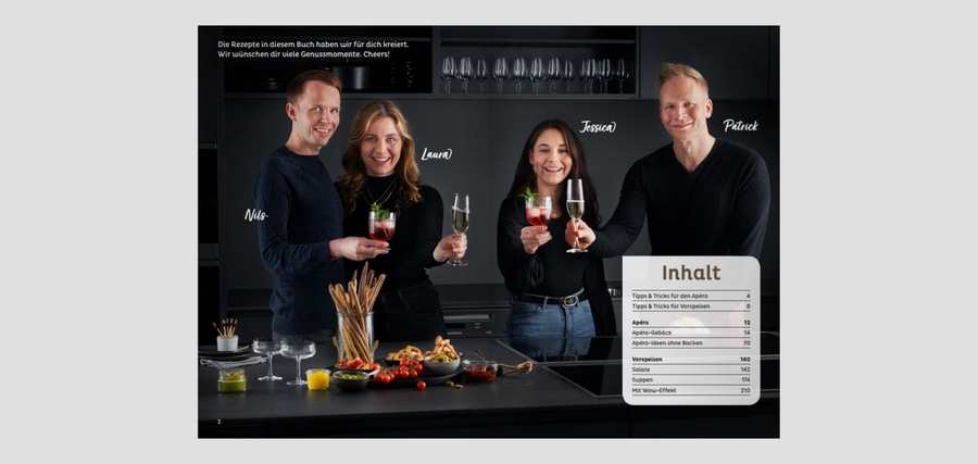 BETTY BOSSI Apéro & Vorspeisen Kochbuch Fingerfood Häppchen Starter Rezepte