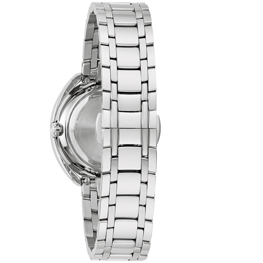 Bulova 96P240 Armbanduhr Damenuhr Quarz Analog Edelstahlgehäuse 34 mm B-Ware