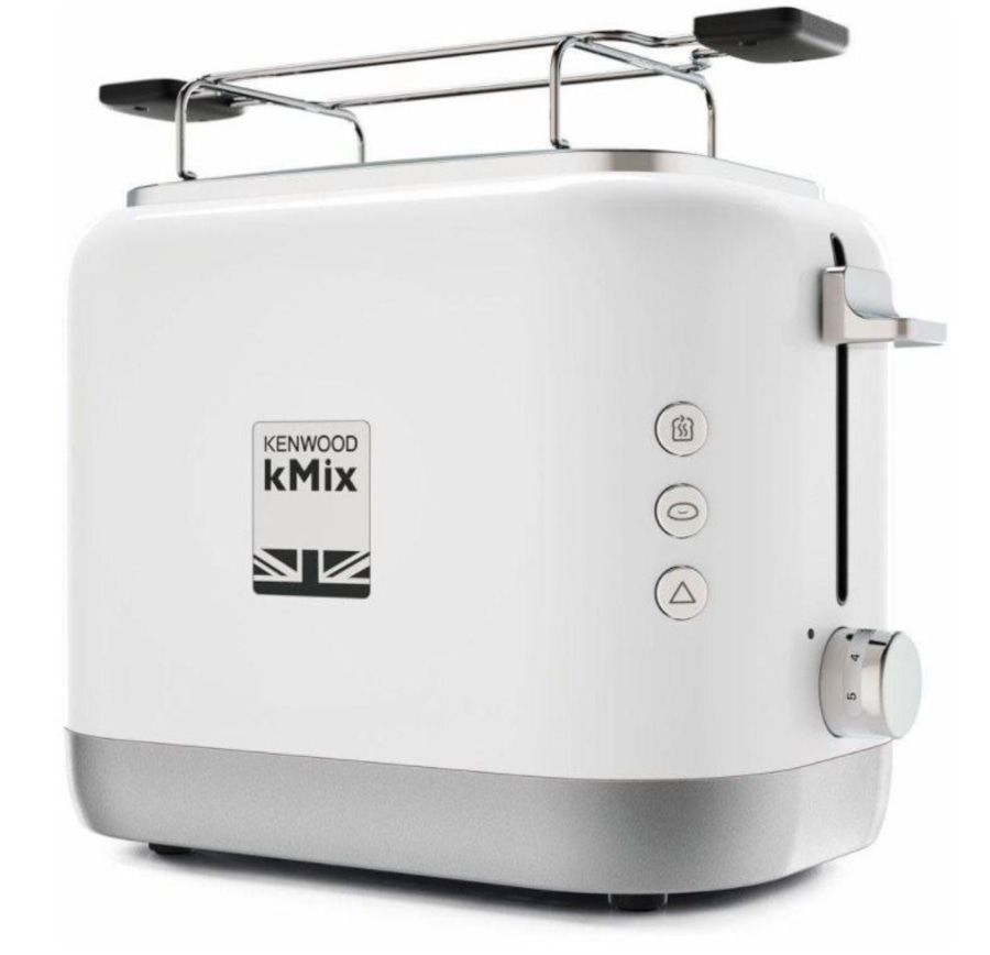 KENWOOD kMix Toaster TCX751WH Brötchenaufsatz 900W Auftau-Funktion weiß