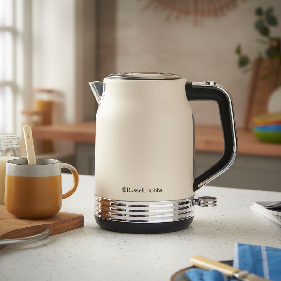 RUSSELL HOBBS Wasserkocher Hanley Retro Jasmine 28640-70 Edelstahl 1,7 L 2400 W