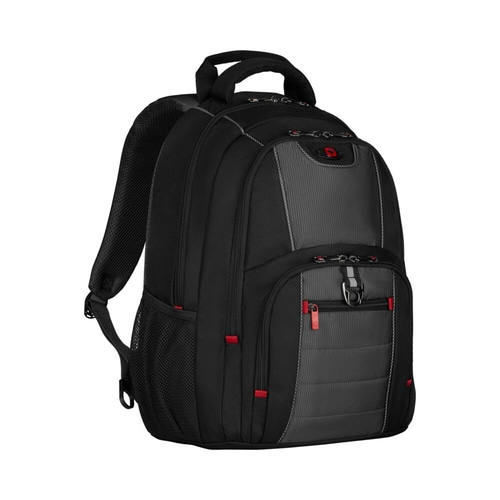 WENGER Laptop-Rucksack Pillar 16" Laptop Tablet-Fach 25 Liter Schwarz/ Grau