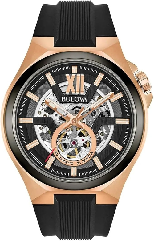 Bulova Herren Armbanduhr 98A177 Herrenuhr Automatikuhr Saphirglas 46mm B-WARE