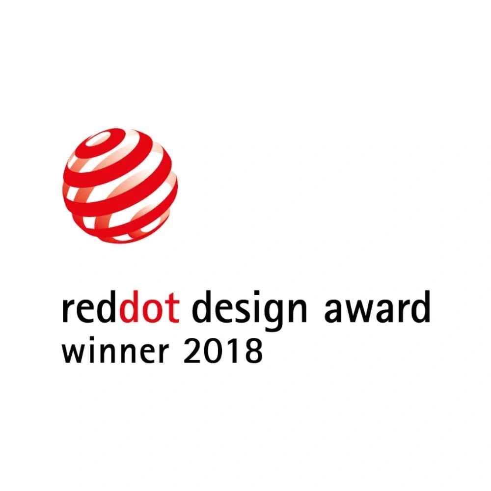 Red Dot Design Award Gewinner 2018 Logo, roter Punkt, Auszeichnung