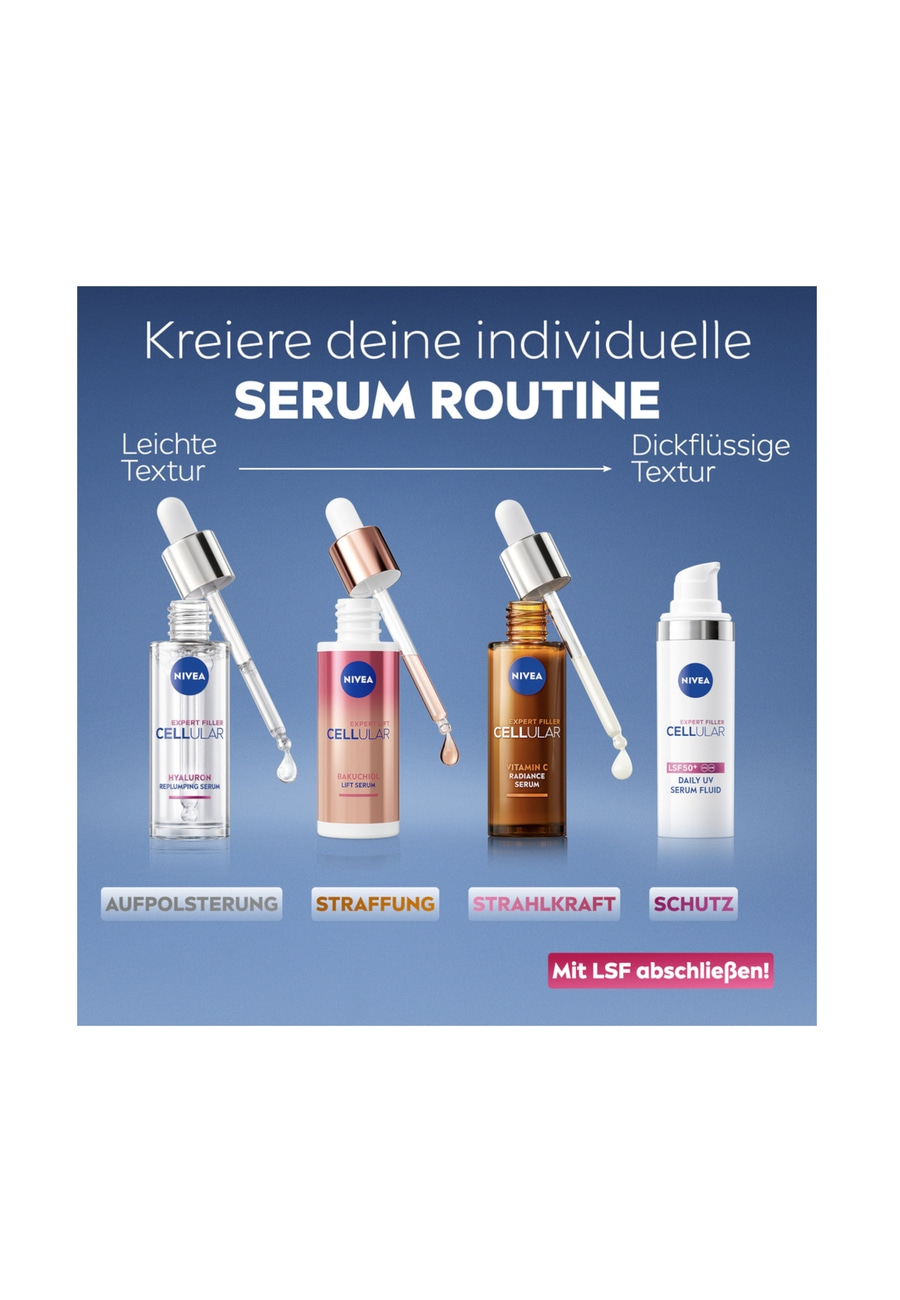 NIVEA CELLULAR Expert Hyaluron Serum 30ml + Vitamin C Serum 30ml Set