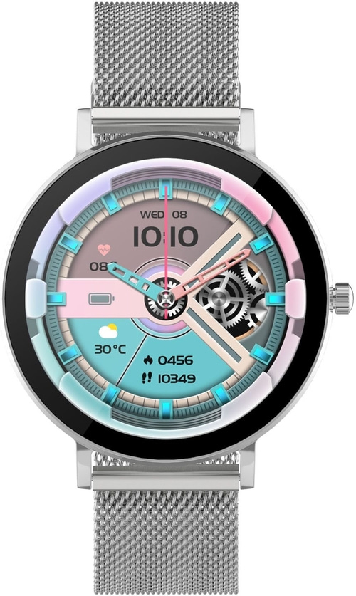 SMARTY 2.0 Smartwatch SW079B Armbanduhr Edelstahlarmband Bluetooth 41mm