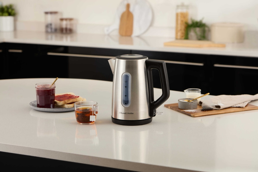 RUSSELL HOBBS Wasserkocher Heaton 27380-70 Edelstahl 1,7 L 360° Sockel 2400 W