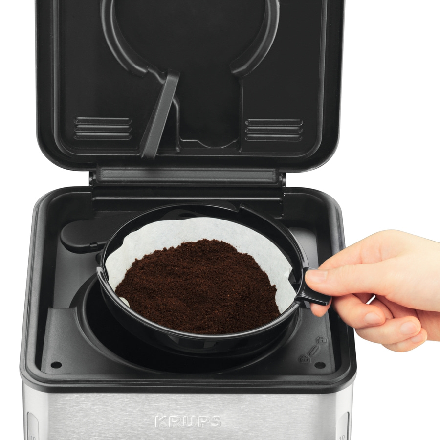 KRUPS Control Line KM442D Filter Kaffeemaschine Kaffee Filterkaffee silber NEU
