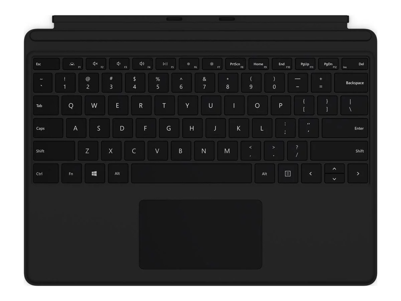 Schwarze Tastatur mit Touchpad, Laptop-Zubehör, Computer-Peripherie