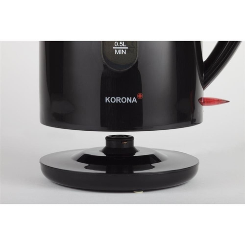 KORONA Wasserkocher 20130 kabellos Retro-Stil 1,7L 2200 Watt schwarz NEU