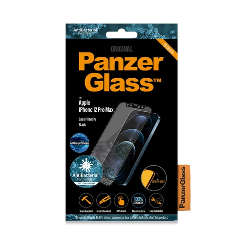 PanzerGlass™ Displayschutzfolie iPhone 12 Pro Max Schutzfolie Panzerfolie