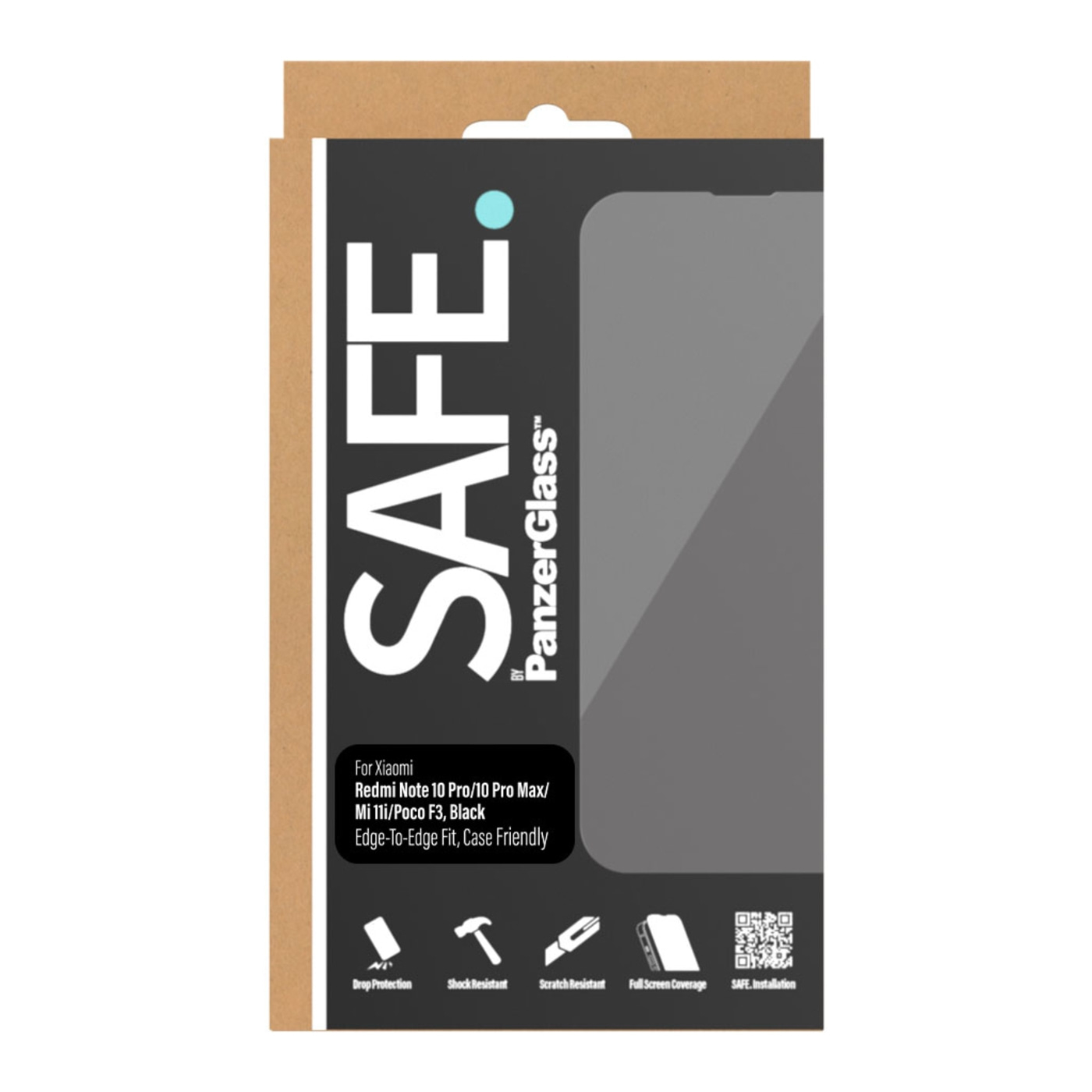 PanzerGlass™ SAFE. Xiaomi Redmi Note 10 | Max | Mi 11 Screen Protector Glass
