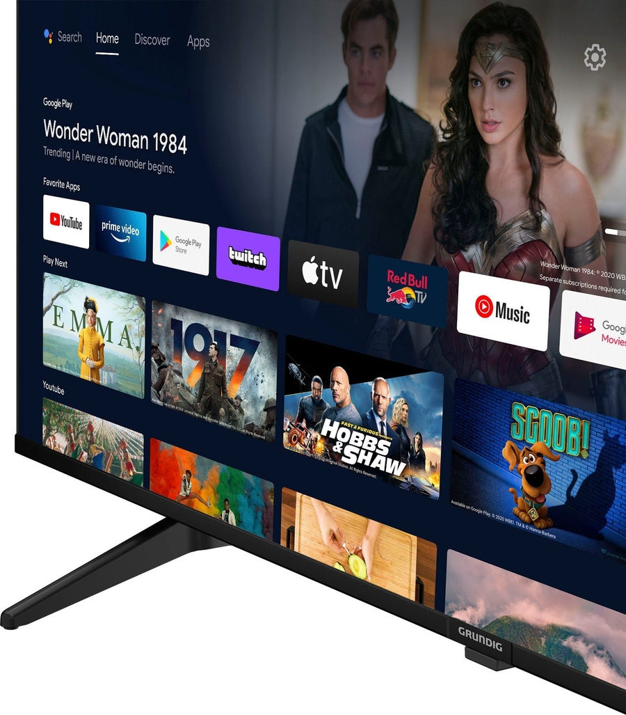GRUNDIG 65 VOE 73 LED TV 164 cm 4K UHD Android Triple Tuner HDMI WLAN B-Ware