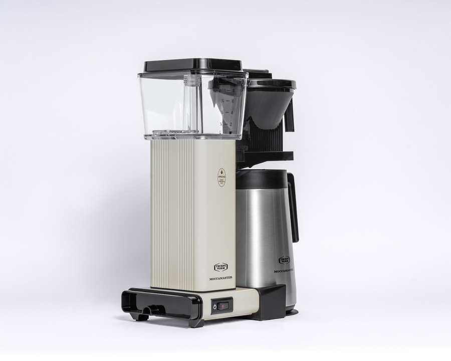 MOCCAMASTER Thermo Filterkaffeemaschine KBGT Off-White Thermoskanne weiß NEU