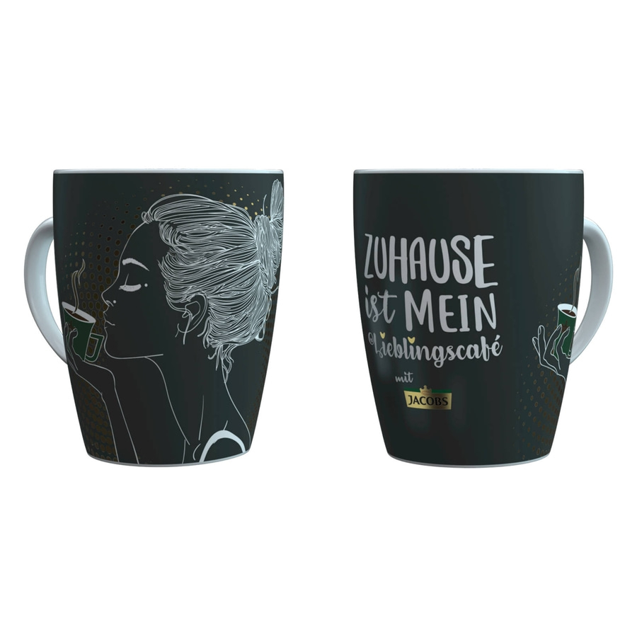 CAFÉ HAG Filterkaffee Klassisch mild 6 x 500 g entkoffeiniert + 1 Becher+ 1 Dose