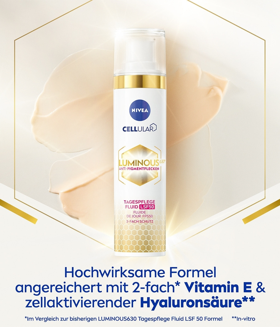 NIVEA Cellular LUMINOUS630® Anti-Pigmentflecken Tagespflege Fluid LSF50 40ml