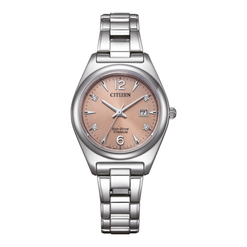 CITIZEN Damen Armbanduhr EW2601-81Z Solar Eco-Drive Titan Datum 29mm B-Ware