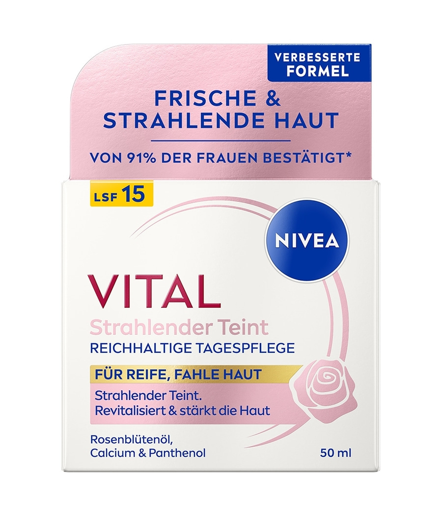 NIVEA VITAL Strahlender Teint Reichhaltige Tagespflege 50ml LSF 15