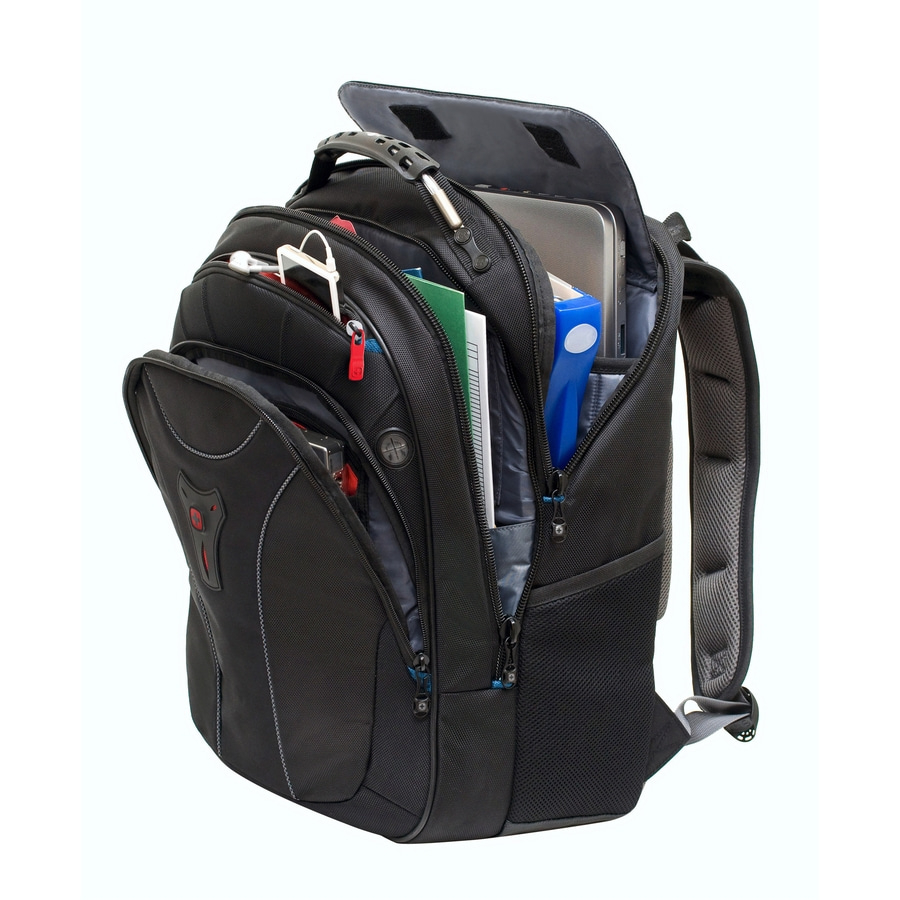 WENGER Carbon Notebook-Rucksack bis 17 Zoll Wasserdicht 30 L Schwarz-Rot