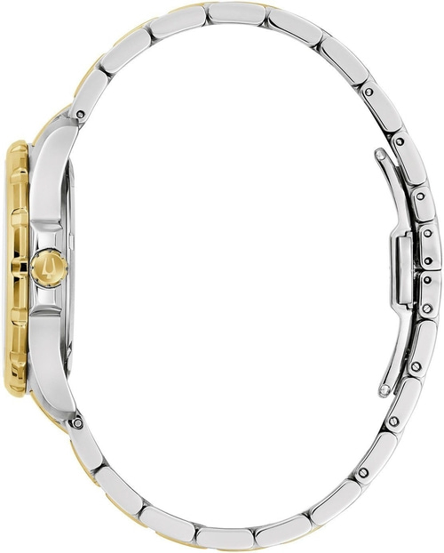 BULOVA 98P227 Armbanduhr Damenuhr 36 mm Edelstahl Quarz Saphirglas B-Ware