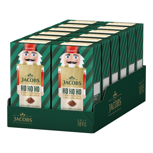 JACOBS Filterkaffee Weihnachtsedition 12x450g Pulver-Kaffee gemahlen Röstkaffee