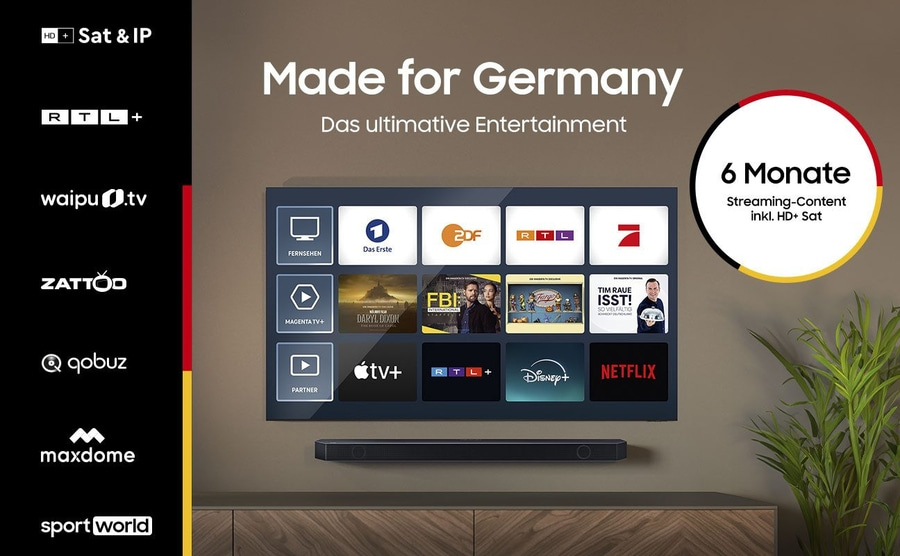 SAMSUNG GQ65S85DAEXZG OLED-Fernseher 163 cm/65 Zoll 4K UHD Smart-TV B-WARE