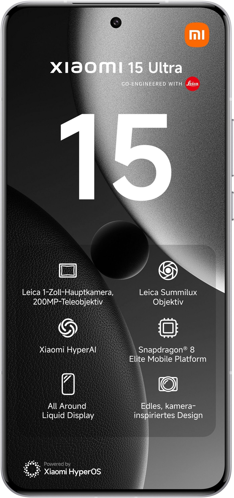 XIAOMI Smartphone 15 Ultra 6,73Zoll 5G Dual SIM 512GB 50 MP silber B-WARE