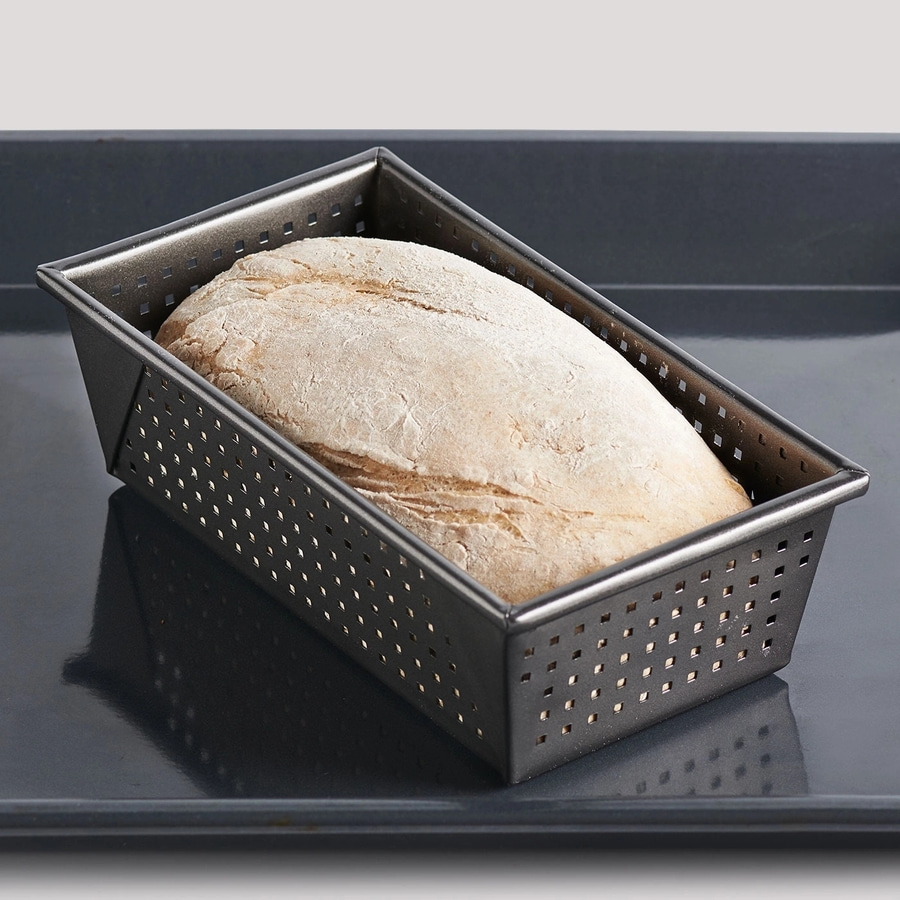 BETTY BOSSI Brotbackform Knusper, 23 cm Brot Backen Aluminium Anthrazit NEU