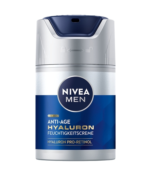 NIVEA MEN Anti-Age Hyaluron 24h Feuchtigkeitscreme schnell einziehend LSF15 50ml