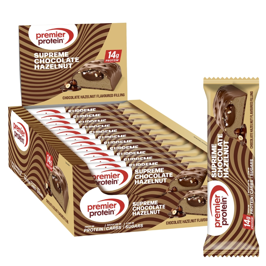 Premier Protein Riegel Schokolade Haselnuss