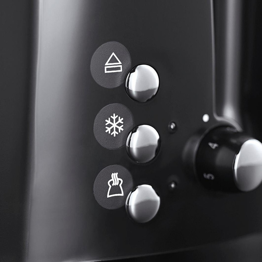 RUSSELL HOBBS Toaster Textures Plus 22601-56 für 2 Scheiben 850 Watt schwarz
