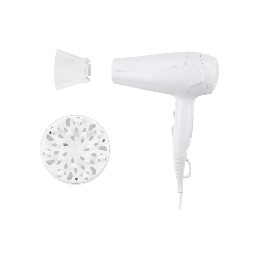 REMINGTON Ionen-Haartrockner D3199 Diffusor Stylingdüse Abkühlstufe 2200W Weiss