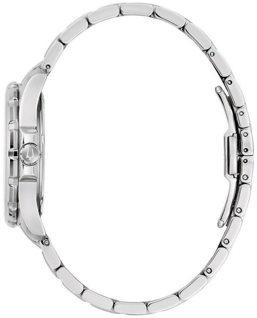 BULOVA 96P248 Armbanduhr Damenuhr Quarz Saphirglas Edelstahl 36 mm B-Ware