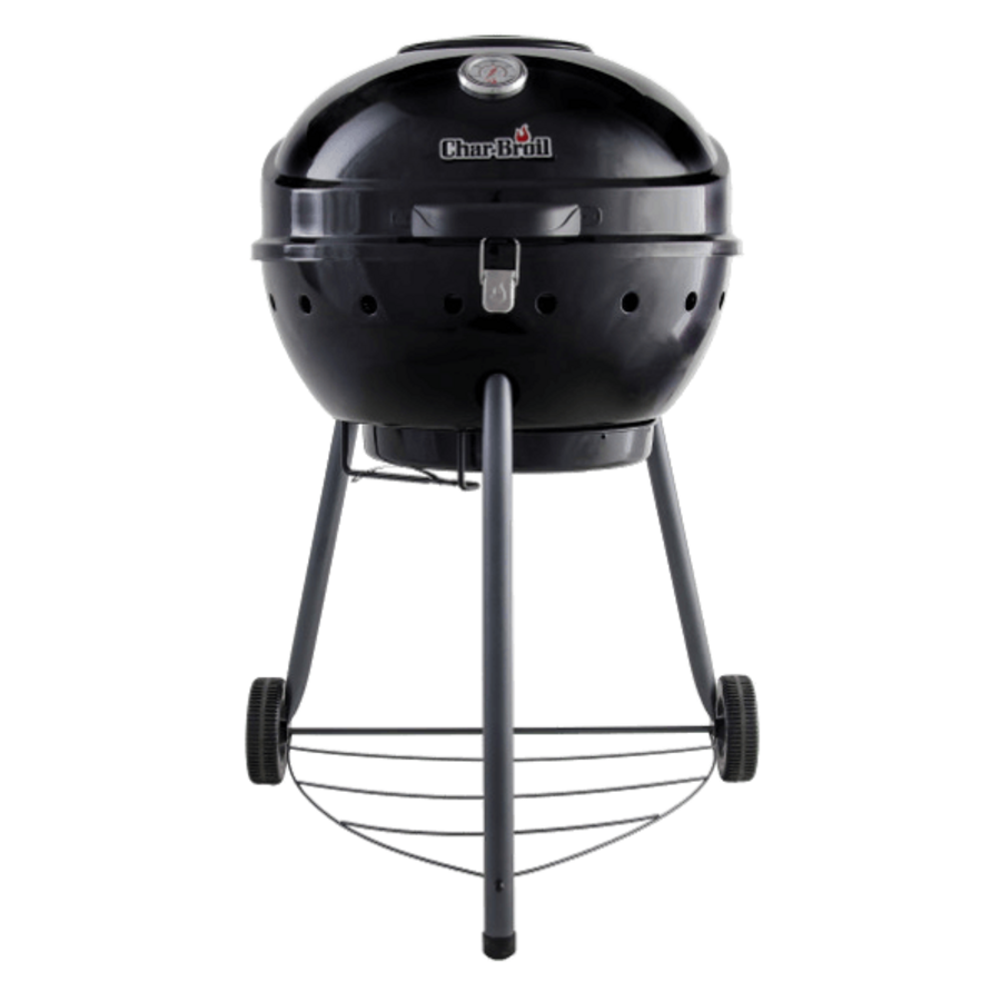 CHAR-BROIL KETTLEMAN Kugelgrill 52 cm Holzkohlegrill Barbecue Grill schwarz BBQ