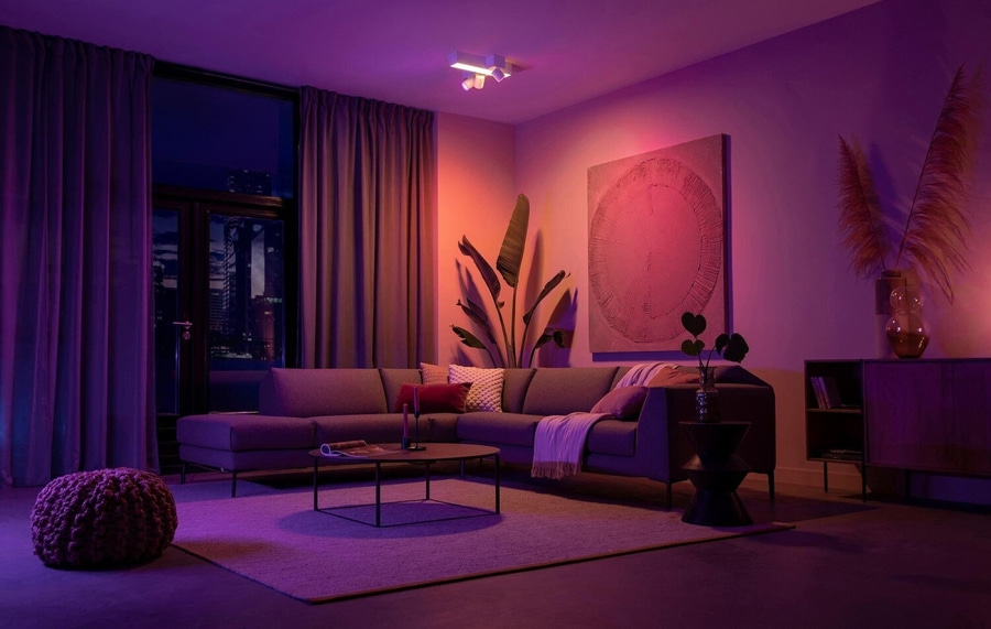 PHILIPS Hue White And Color Ambiance Centris Cross 3er-Deckenspot Deckenlampe