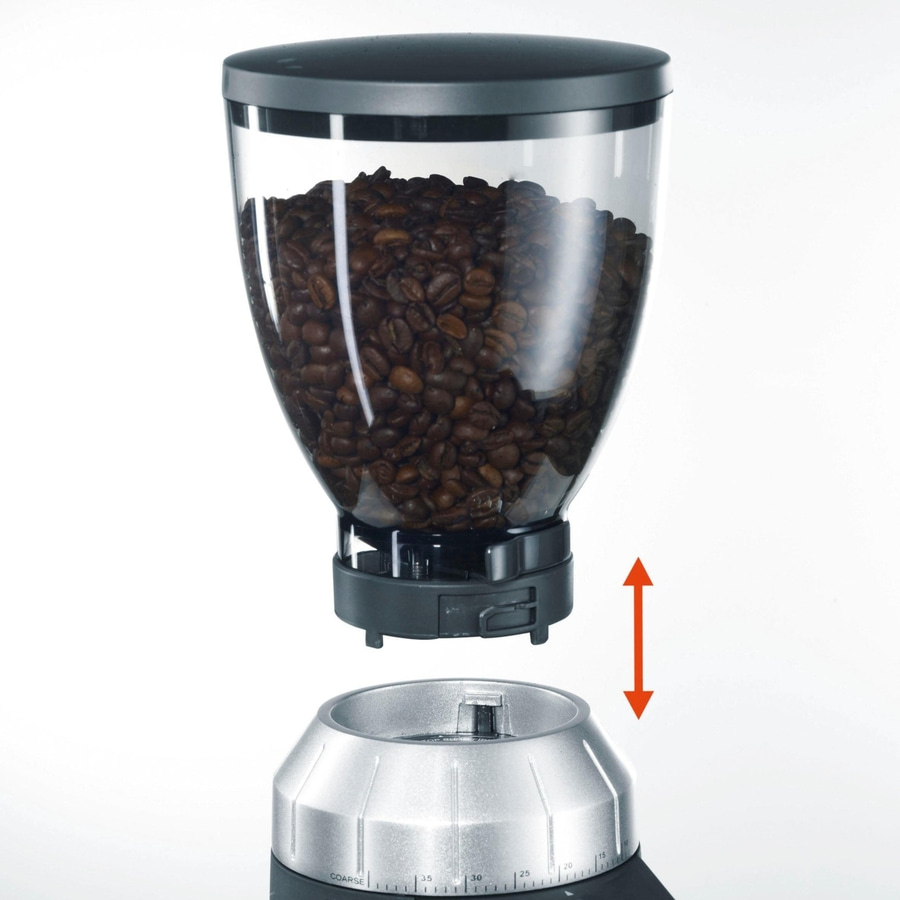 GRAEF Kaffeemühle CM 800 40 Mahlgradeinstellungen elektrische Mühle silber
