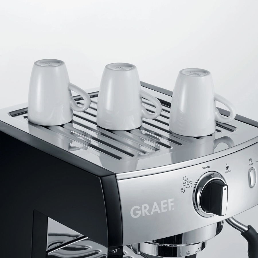 GRAEF Pivalla ES702 Espressomaschine 16 bar Milchaufschäumdüse Wassertank: 2,5 L