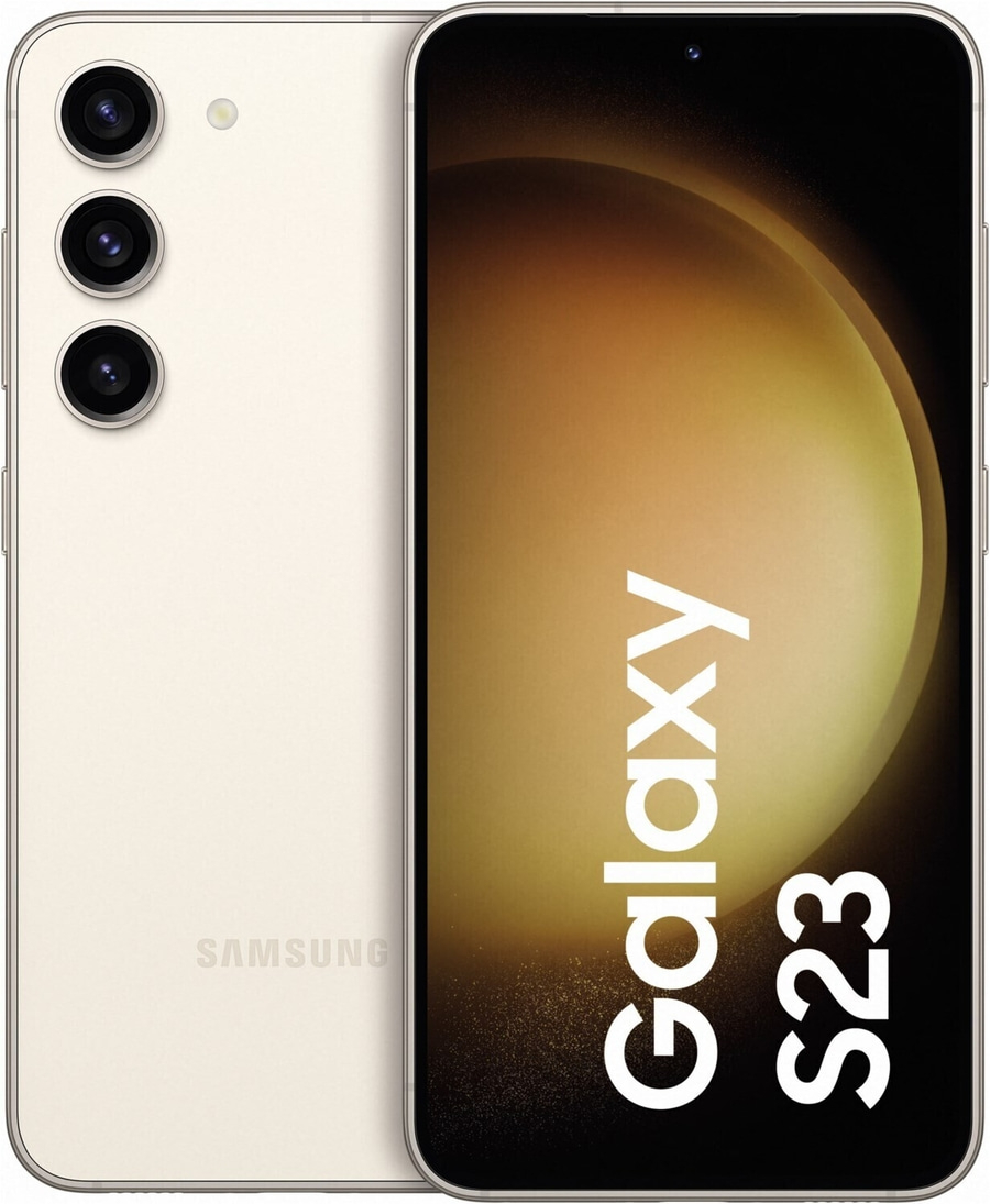 SAMSUNG Galaxy S23 5G 256 GB 6,1 Zoll 8 GB RAM 50 MP DualSIM beige B-Ware