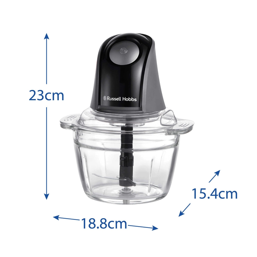 Küchenmaschine, 23cm hoch, 18.8cm breit, 15.4cm tief, Russell Hobbs, schwarz