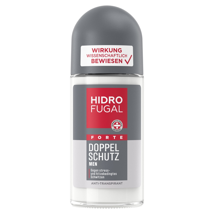 HIDROFUGAL Deo Roll-On MEN DOPPEL SCHUTZ 2-fach Anti-Transpirant-Schutz 4 x 50ml