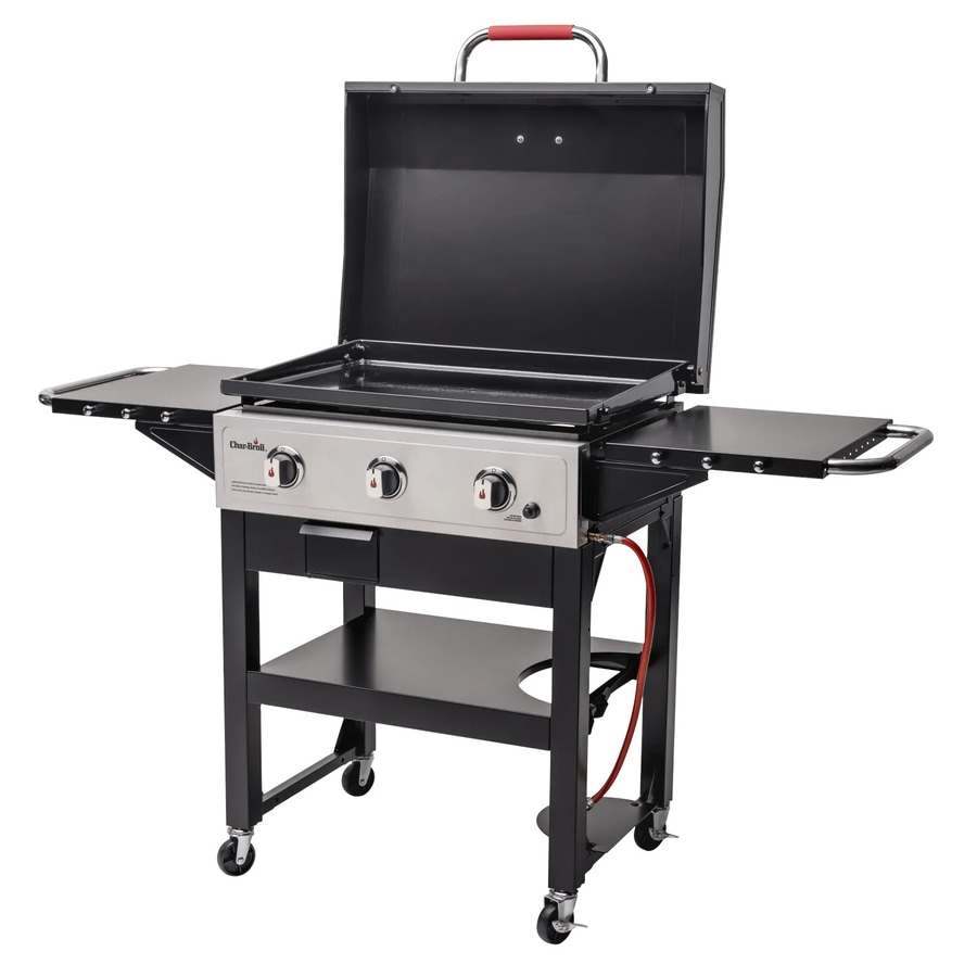CHAR-BROIL Gasgrill Griddle 3400 schwarz inkl. 3 Brenner & Plancha-Platte NEU