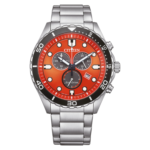 CITIZEN Herren Armbanduhr AT2560-84X Eco-Drive Chronograph 43mm Edelstahl B-Ware
